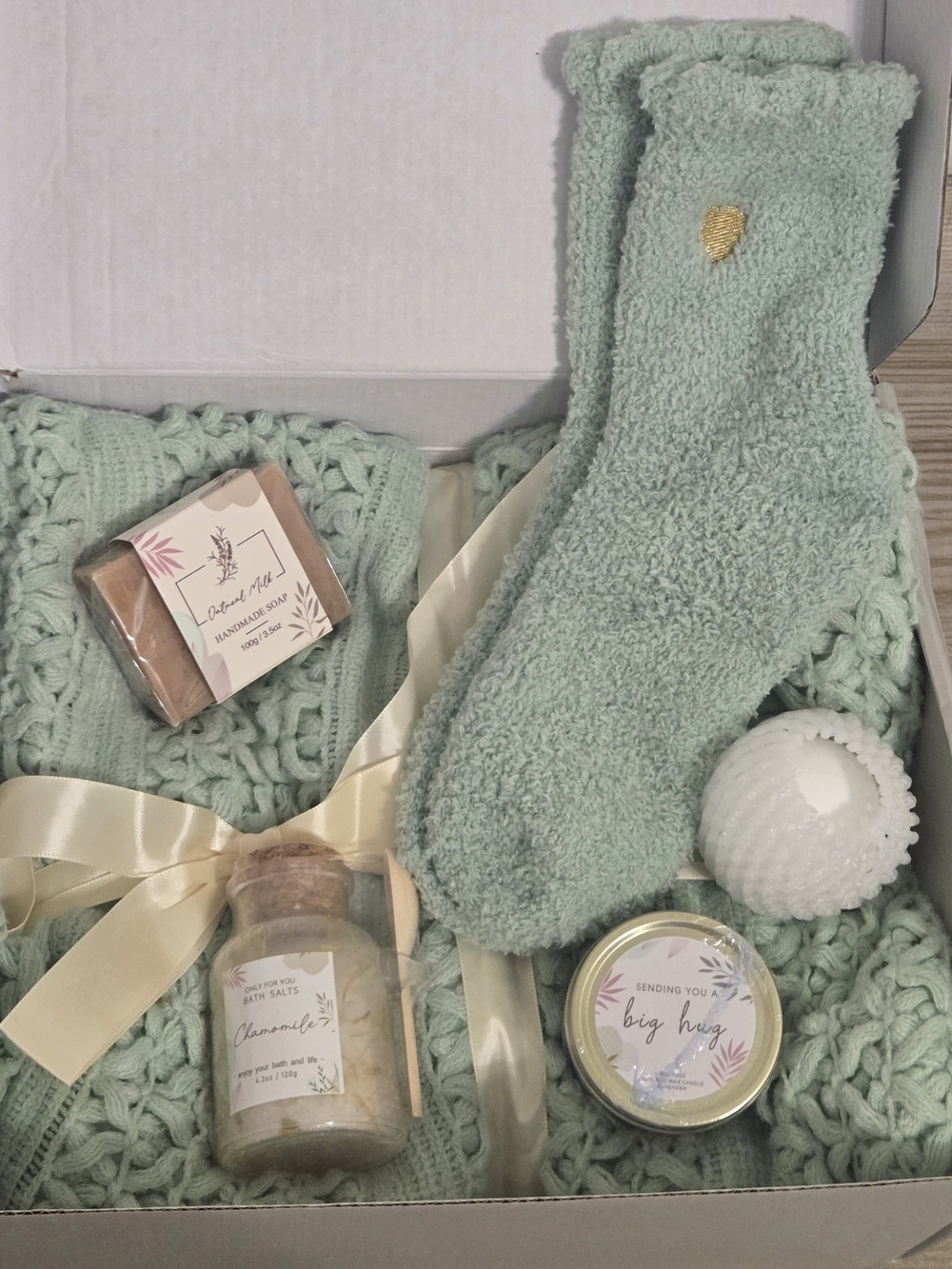 Cozy Mint Spa Gift Set - Women Bath & Body